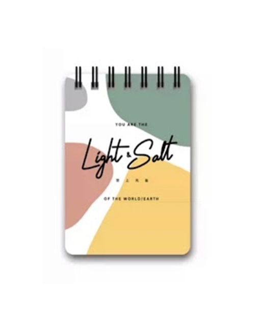 經文線圈筆記本-Light & Salt